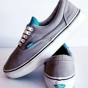 Sz. 8 Gray Vans..Worn Twice!